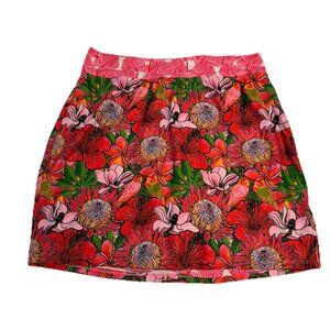 Skort Obsession Ladies Large Tennis Golf Pickleball skort Stretch Pull On Floral